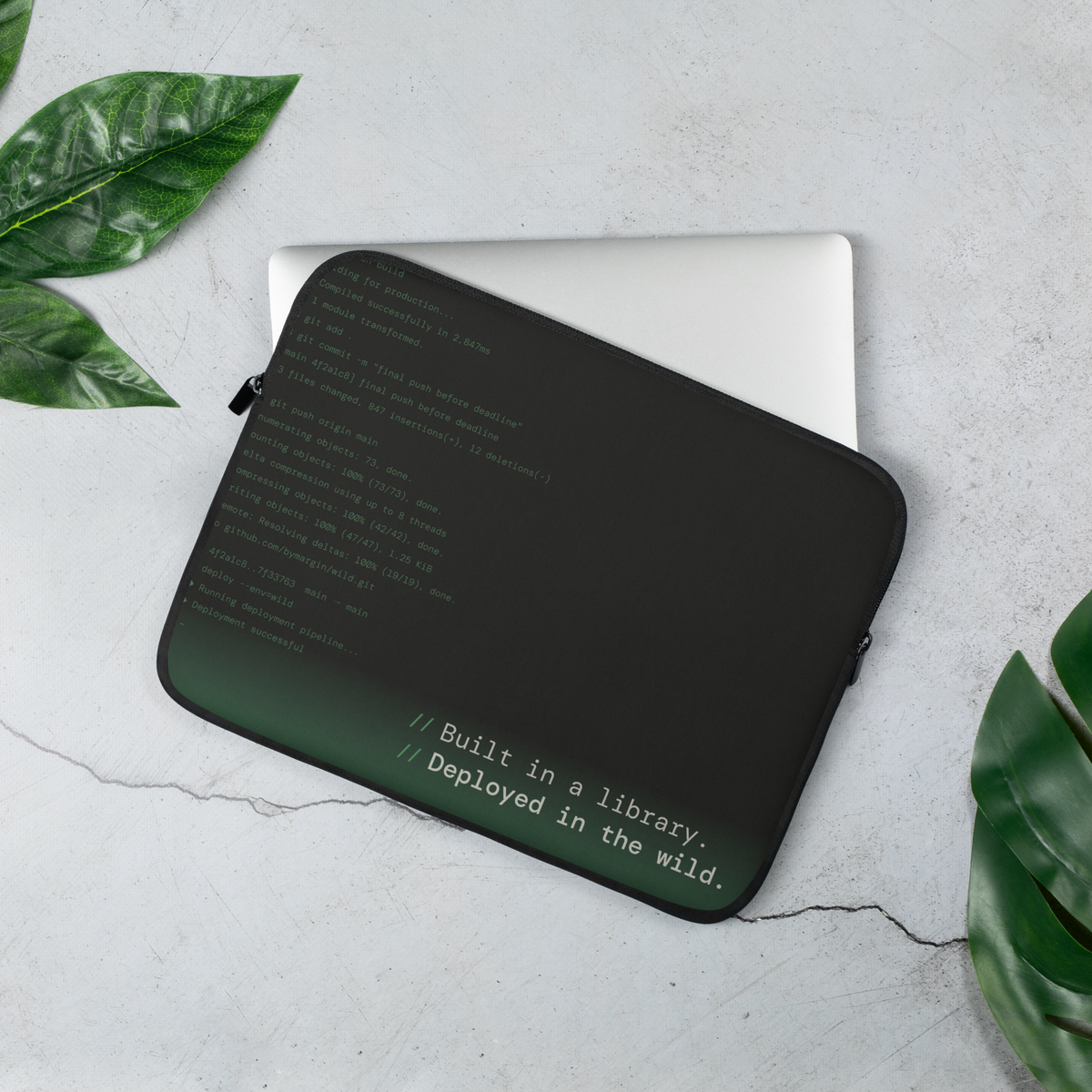 BUILT IN A LIBRARY — Laptop Sleeve